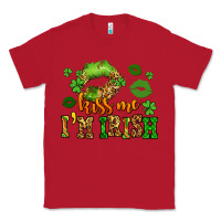 Red kiss me im irish st patricks lip stain Classic Tee - LillyAllenDesigns