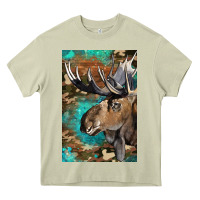 Mossy Western Camo Moose Heavy Core Tee - LillyAllenDesigns