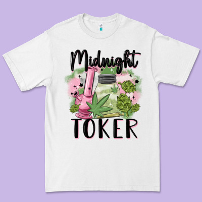 Midnight Toker Premium Tee Designed By Maliassmallbusiness