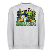 Heather Grey Midnight Margaritas Heavyweight Sweatshirt - texasbilliewilder