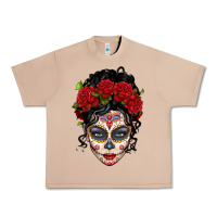 Burro mexican sugar skull messy bun woman Urban Heavy Tee - LillyAllenDesigns