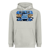 Moon Dust Back the blue Heavyweight Hoodie - FaDigitalArtStudio