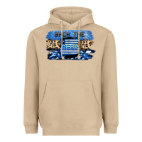 Mushroom Back the blue Heavyweight Hoodie - FaDigitalArtStudio
