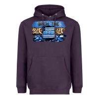 Plum Back the blue Heavyweight Hoodie - FaDigitalArtStudio