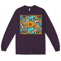 Plum western mom Long Sleeve Tee - RanaPortraitStore