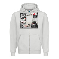 Dove Grey senior 2024 customizable Zipper Hoodie - CowGirlArtShop