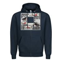 Navy senior 2024 customizable Zipper Hoodie - CowGirlArtShop