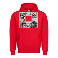 Red senior 2024 customizable Zipper Hoodie - CowGirlArtShop