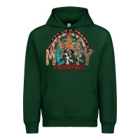 Forest Green Merry Christmas Urban Hoodie - CowhideDigitalArt