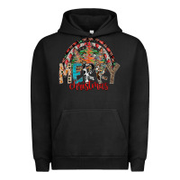 Pigment Black Merry Christmas Urban Hoodie - CowhideDigitalArt