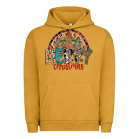 Pigment Peanut Butter Merry Christmas Urban Hoodie - CowhideDigitalArt