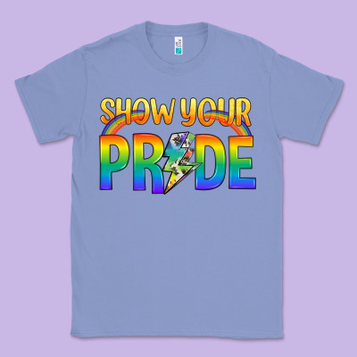 Lgbtq Show Your Pride With Rainbow Classic Tee Designed By Bundleandbundleshop