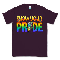 Plum Lgbtq Show Your Pride With Rainbow Classic Tee - BundleAndBundleShop