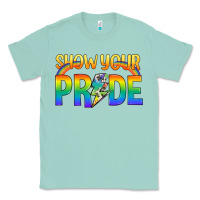 Seafoam Lgbtq Show Your Pride With Rainbow Classic Tee - BundleAndBundleShop