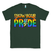 Sports Green Lgbtq Show Your Pride With Rainbow Classic Tee - BundleAndBundleShop