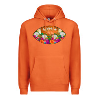 Carrot American Football Floral Premium Hoodie - CowCowDesign