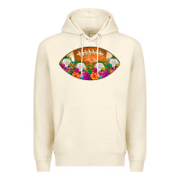 Sandshell American Football Floral Premium Hoodie - CowCowDesign
