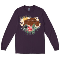 Plum Take No Bull Floral Rodeo Long Sleeve Tee - Bettercallsaul