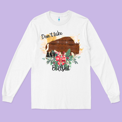 Take No Bull Floral Rodeo Long Sleeve Tee Designed By Bettercallsaul