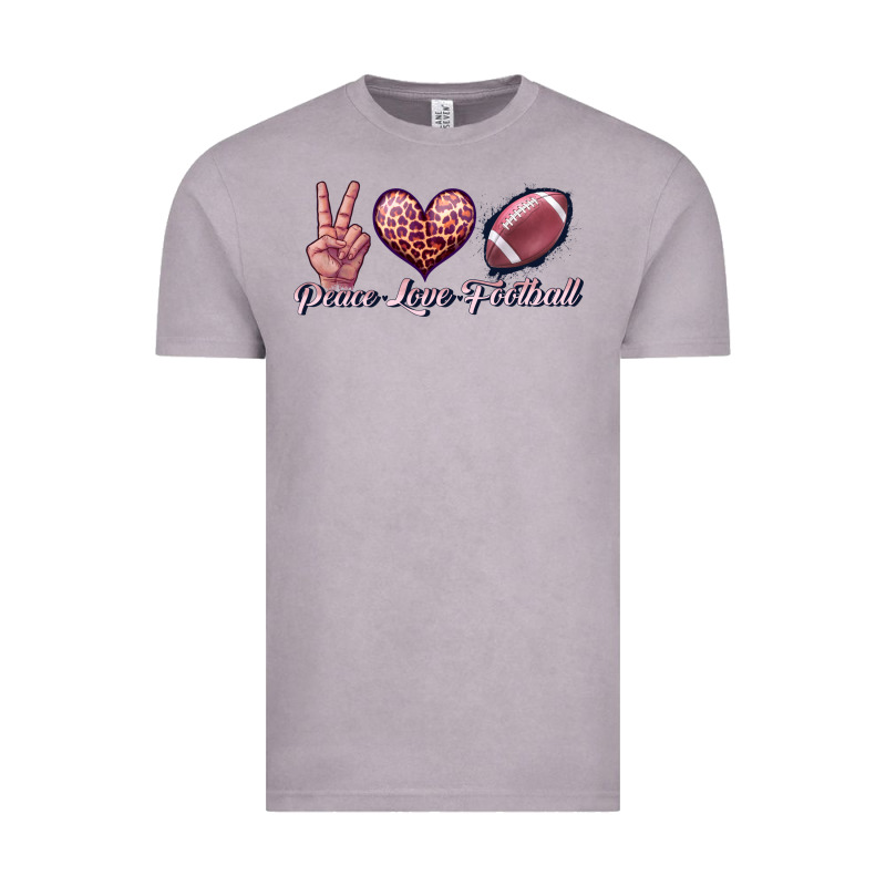 Peace Love Football Vintage Tee by JahusDesignShop | Teevron