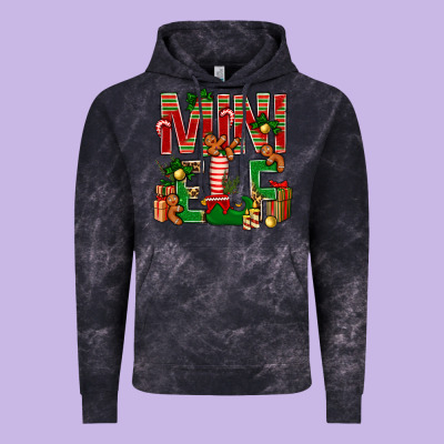 Christmas Mini Elf Vintage Hoodie Designed By Bundleandbundleshop