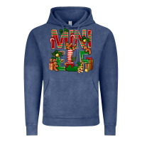 Vintage Denim Christmas Mini Elf Vintage Hoodie - BundleAndBundleShop