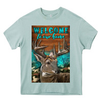 Arona Western Buck Deer Garden Heavy Core Tee - LillyAllenDesigns