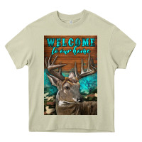 Mossy Western Buck Deer Garden Heavy Core Tee - LillyAllenDesigns