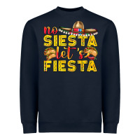 Navy No Siesta Let's Fiesta Heavyweight Sweatshirt - texasbilliewilder