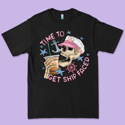 Time To Get Ship Faced Premium Tee Designed By Maliassmallbusiness