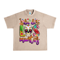 French Oak dia de los muertos Urban Heavy Tee - LillyAllenDesigns