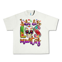 Pistachio dia de los muertos Urban Heavy Tee - LillyAllenDesigns
