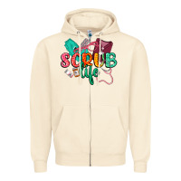 Sandshell Scrub life Zipper Hoodie - CowGirlArtShop