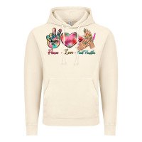 Vintage Artic Peace Love Nail Hustler Vintage Hoodie - BundleAndBundleShop