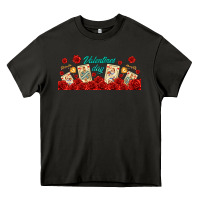 Asphalt valentines day with playing cards Heavy Core Tee - AdoDesignShop