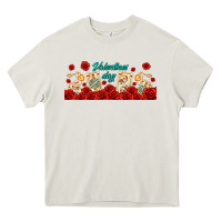 Cream valentines day with playing cards Heavy Core Tee - AdoDesignShop