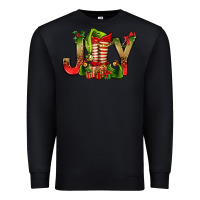 Black joy christmas with elf bbs Premium Sweatshirt - BundleAndBundleShop
