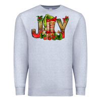 Heather Grey joy christmas with elf bbs Premium Sweatshirt - BundleAndBundleShop
