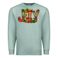 Seafoam joy christmas with elf bbs Premium Sweatshirt - BundleAndBundleShop