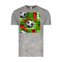 Cloud Rock soccer shoes goal seamless pattern Vintage Tee - BundleAndBundleShop