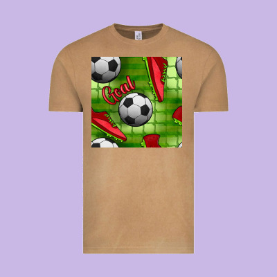 Soccer Shoes Goal Seamless Pattern Vintage Tee Designed By Bundleandbundleshop