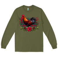 Army Green Farm Cock Long Sleeve Tee - Bettercallsaul