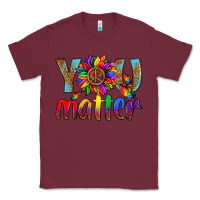 Burgundy Lgbtq You Matter With Leopard Classic Tee - BundleAndBundleShop