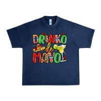 Navy drinko de mayo Urban Heavy Tee - LillyAllenDesigns