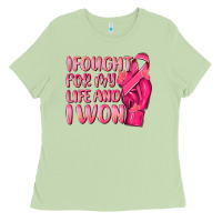 Matcha i fought for my life and i won Ladies Tee - NancyCooperArtShop
