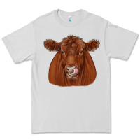Dove Grey red angus Premium Tee - JahusDesignShop