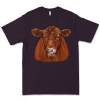 Plum red angus Premium Tee - JahusDesignShop
