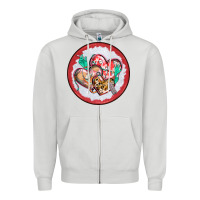 Dove Grey nurse coaster Zipper Hoodie - CowGirlArtShop