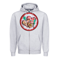 Heather Grey nurse coaster Zipper Hoodie - CowGirlArtShop