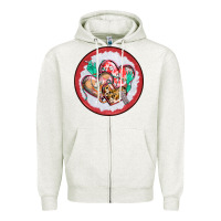 Oatmeal Heather nurse coaster Zipper Hoodie - CowGirlArtShop